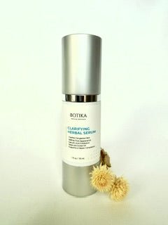 Botika  Acne Serum with Salicylic Acid & Niacinamide bottle — natural acne serum with salicylic acid niacinamide and tea tree for oily skin
